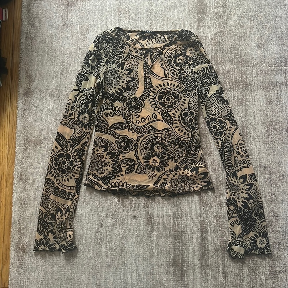 Vintage Mesh y2k top